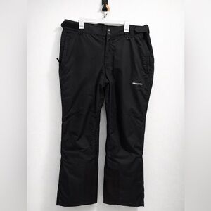 Arctix Men’s Black Insulated Snow Pants – Size XL Short